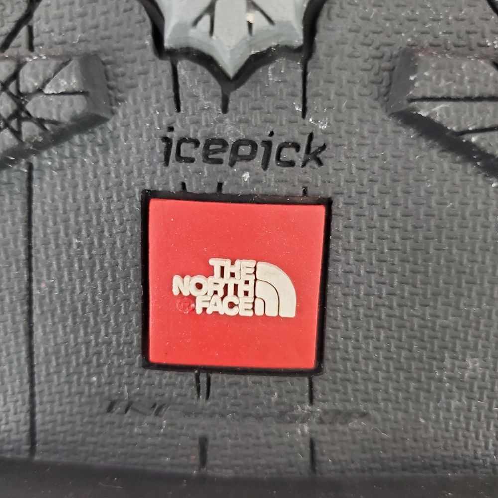 The North Face Primaloft Black Snow Boot Size 7 Waterproof Leather Suede Icepick - Picture 10 of 11